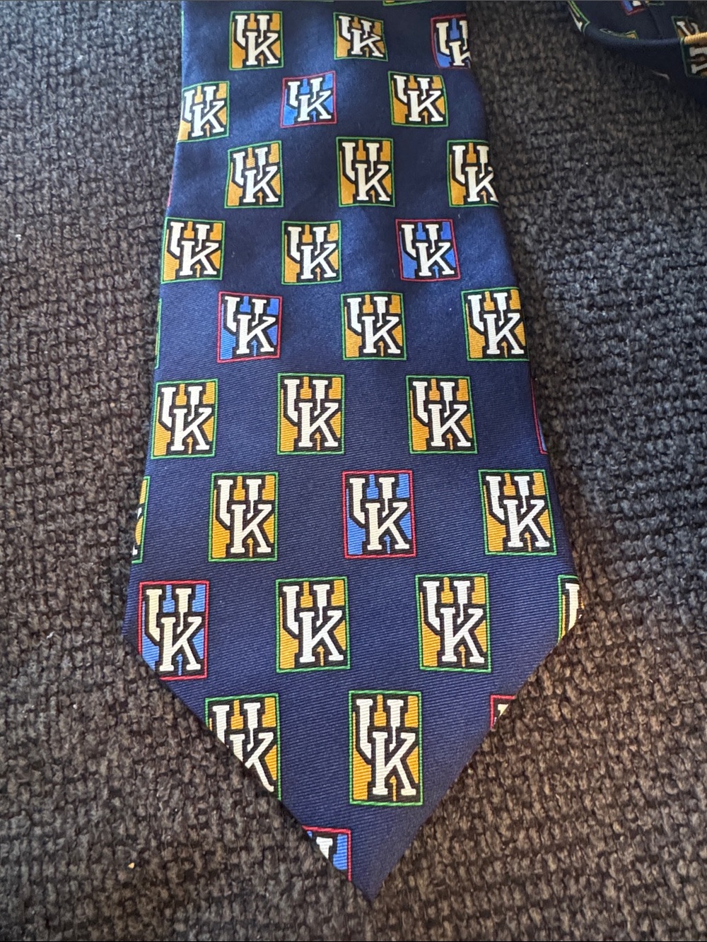 University of Kentucky UK Logo Men's Tie